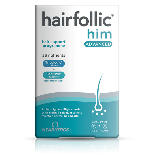 Hairfollic Him Advanced - 30 قرصًا/30 كبسولة