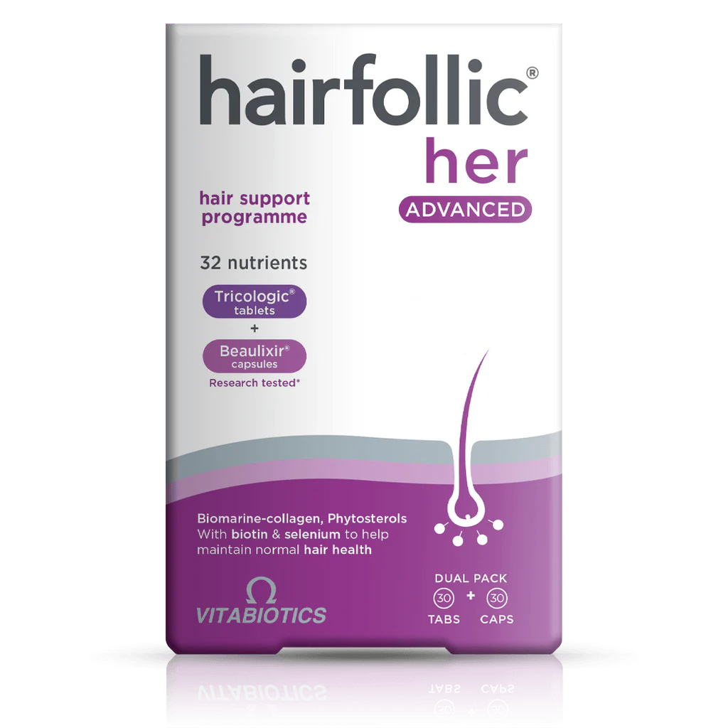 Hairfollic Her Advanced - 30 قرصًا/30 كبسولة