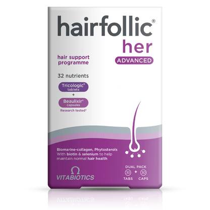 Hairfollic Her Advanced - 30 قرصًا/30 كبسولة