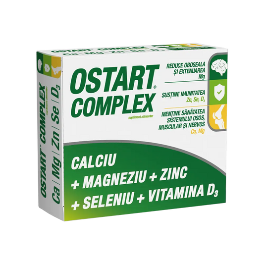 Ostart Complex (Ca+ Mg + Zn +Se+ D3) - 20 tablets