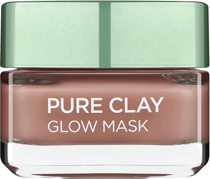 L'oreal Paris - Pure Clay Face Mask Glow- red alagae - 50ml