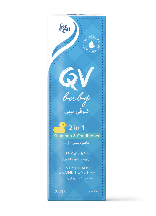 شامبو وبلسم QV Baby® 2 في 1