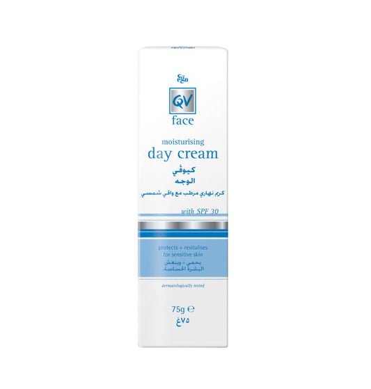 كريم QV Face® المرطب النهاري بعامل حماية من أشعة الشمس SPF 30 - 75 جم