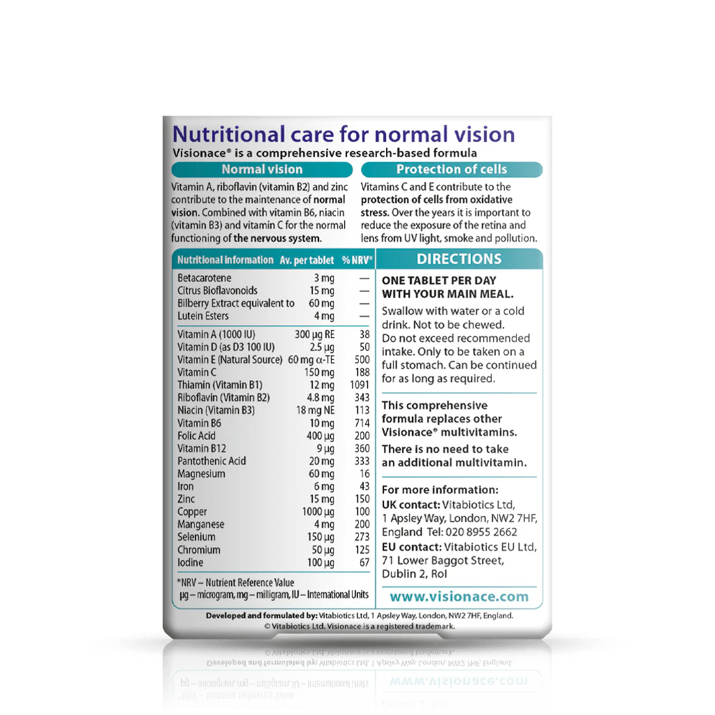 Visionace Original - 30 Tablets